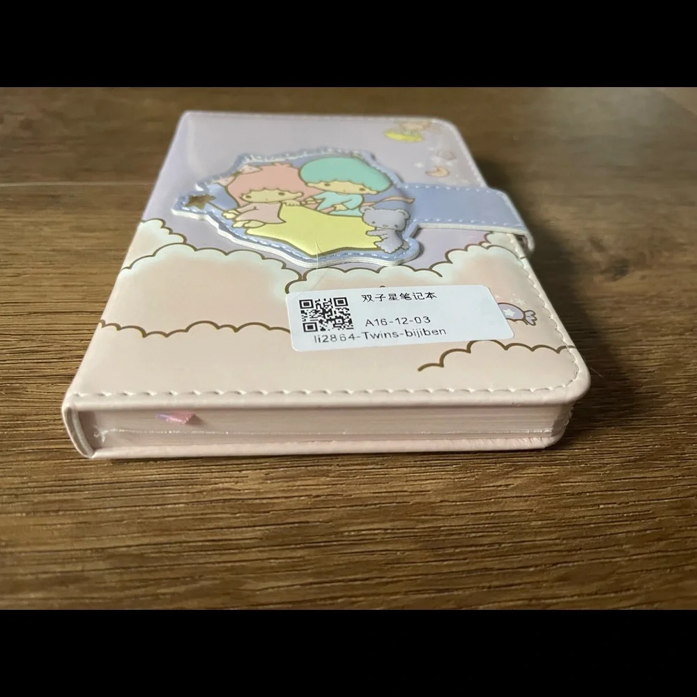 One Left! LITTLE TWIN STARS-NWT Medium, Hardbound Faux Leather Journal